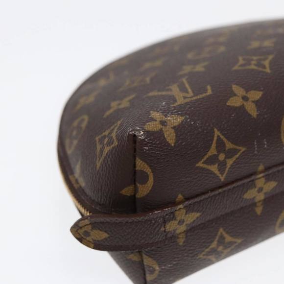 LOUIS VUITTON Monogram Trousse Demi Ronde Cosmetic Pouch M47520 LV Auth 89289 - Picture 16 of 16
